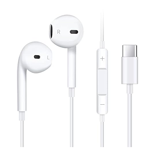 XNMOA Type C Wired Earbuds Headphones with Microphone,USB C Earphones with Volume Control&Support Call,Compatible with Samsung Galaxy S23, S23 Ultra, S23+, S23 Plus iPad Pro MacBook,Most USB C Devices