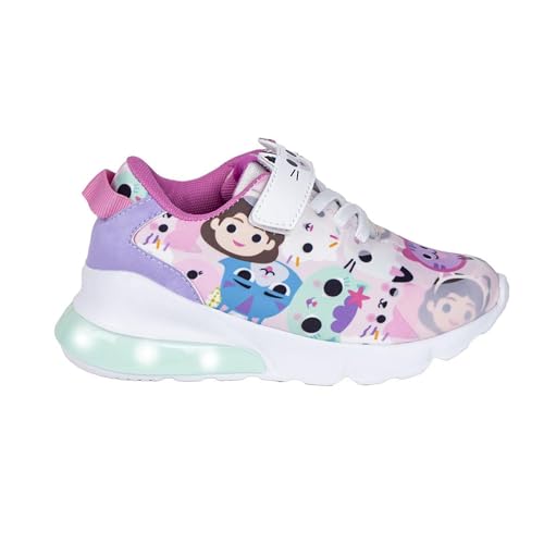 CERDÁ LIFE'S LITTLE MOMENTS Deportiva Suela Ligera EVA con Luces Gabby´S Dollhouse, Zapatillas, Multicolor, 25 EU