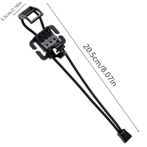 JLEivvi Tactical Gear Molle Clips, Multipurpose Backpack Binding Clip Walking Stick Fixed Clip Outdoor Hook Backpack Accessories for Clipping Gear to Backpack