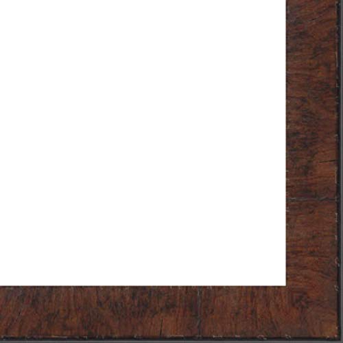 Picture Frame Moulding (Wood) 100ft Bundle - Contemporary Walnut Finish - 1.25