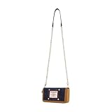 Concept One Damen True Religion Women's Zip-Around Wallet with Chain Strap Geldbörse mit Kette, Dunkles Denim