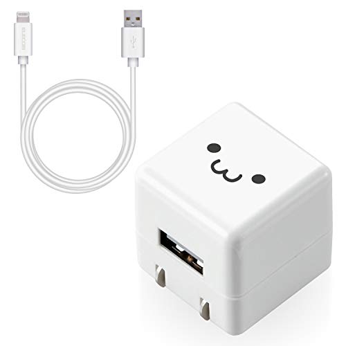 Amazon.co.jp: エレコム USB コンセント 充電器 5W Aポート×1