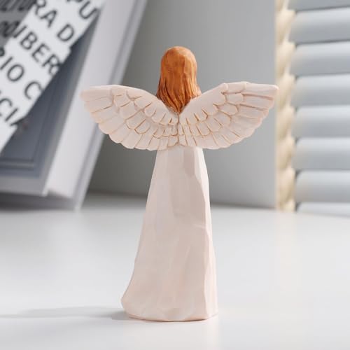 Kohehe Thank You Gifts for Women,5.5'' Handmade Angel Figurine Sunflower Gifts for Women,Employee Appreciation Gift,Appreciation Gift for Teacher Coworkers Boss Lady — view 3