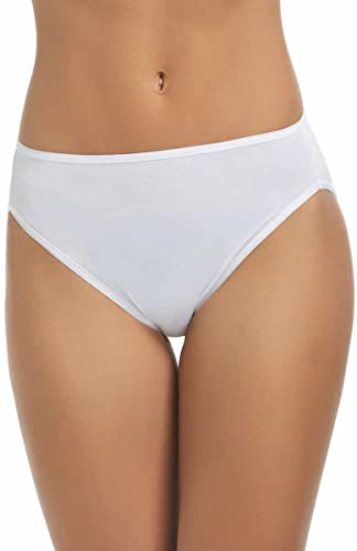 Image of Felina Womens 8 Pack Cotton Modal Stretch Hi-Cut Brief