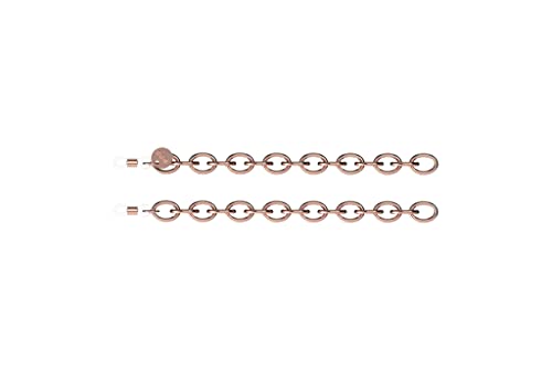 KOMONO Ray Rose Gold Unisex Sunglasses Cord, 74cm Aluminium Glasses Chain for Women and Men