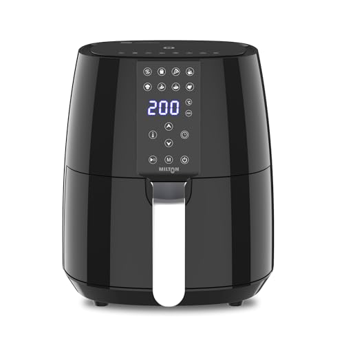 Milton Rapid Digital Air Fryer 4.2L | 1450W | 360° High Speed Air Circulation | Up to 90% Less Oil Usage | 8 Preset Menus | Touch Control Panel & Digital Display | Auto Shut-Off | 1 Year Warranty view 1