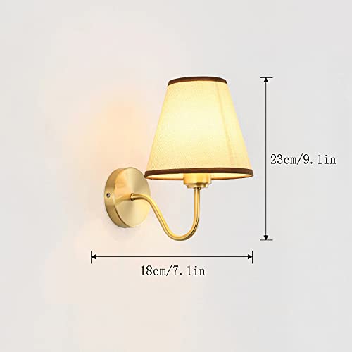 Apliques de pared retro E27 para iluminación interior en dormitorio y pasillo de hogar 8