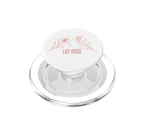 Flores de Lirio Rosa PopSockets: Evita Caídas con este Agarre Magnético