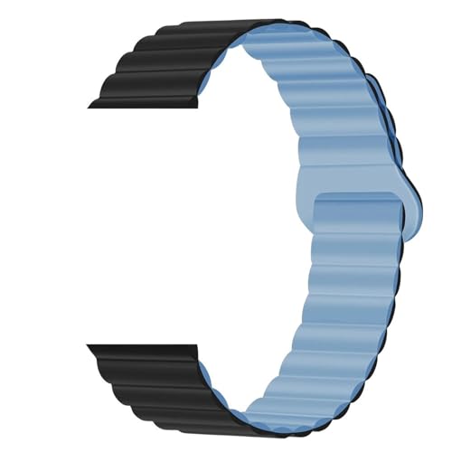 Bracelet magnétique étanche pour montre série 10 et 9 silicone souple