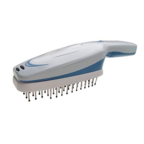 Ionic Pet Shedding Brush - DotDotQ IB001 Dogs Grooming for Sensitive Skin Ionic Function Removes Dander Dirt Odor and Detangles Deshedding Comb (Blue)