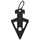 Gerber Multifunktions-Tool und Schlüsselanhänger für Jagdbegeisterte, Broadhead, Mit 5 Funktionen für die kleinen Alltagsprobleme, Länge: 6,5 cm, Gewicht: 26 g, Edelstahl, Schwarz, 1074044