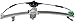 Dorman 740-688 Rear Driver Side Power Window Regulator (Regulator Only) Compatible with Select Lincoln Models (OE FIX)