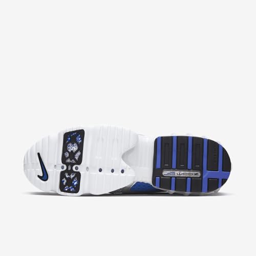 Nike Air Zoom Spiridon Cage 2 Men's Shoes (CJ1288-002, Metallic Silver/Varsity Royal/White/Varsity Royal)2