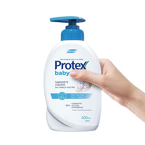 Sabonete Líquido Bebê Protex Baby Delicate Care 400ml