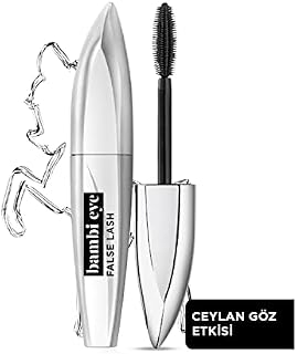 L'Oréal Paris False Lash Bambie Eye tusz do rzęs, mascara, zniewalająca długość i zalotnie podkręcone rzęsy, 01 Black, 8,9 ml