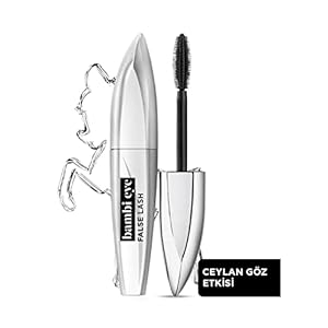 L’Oreal Paris Make-Up Designer Bambi Eye, Máscara de Pestañas, Mirada Abierta al Instante, Negro, 8.9 Mililitros