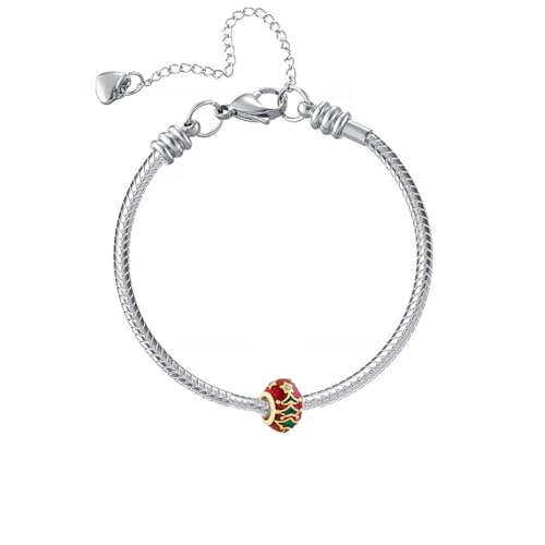 Image of Christmas Holiday Season Charms for Pandora Bracelets New Snowflake Santa Claus Home Moose Gift Tree Candy Cane Snow Globe