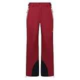 Hydrofree DWR repousse l'eau Oakley Kendall Pantalon en coquille recyclée pour homme, rouge fer, XL