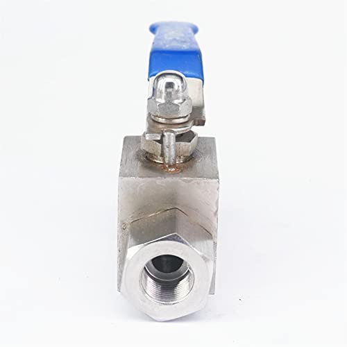 Válvula de bola de acero inoxidable de 3/8 para bloqueo seguro a 4500 PSI 4