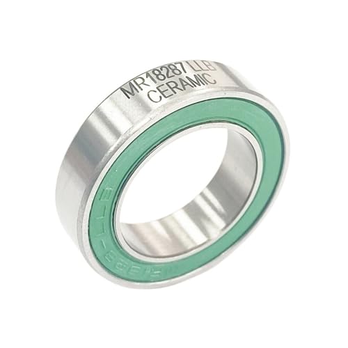 1pcs 15267/17287/18287/18307-LBLU-Ceramic Bicycle Hub Bearing ABEC-3 Chrome Steel Rubber Sealed Ceramic Balls Bearings Accessories(18287-LLB-CERAMIC)