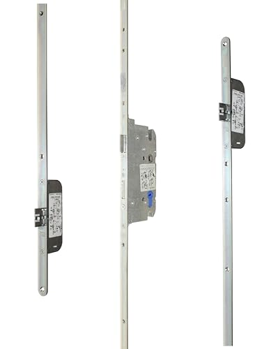 GU Secury Automatik Mehrfachverriegelung/Haustürschloss Automatikriegel, Dornmaß 65mm, Entfernung: 72mm, Stulp: 20mm, DIN Links/Rechts verwendbar (6-37516) incl. SN-TEC® Montageanleitung