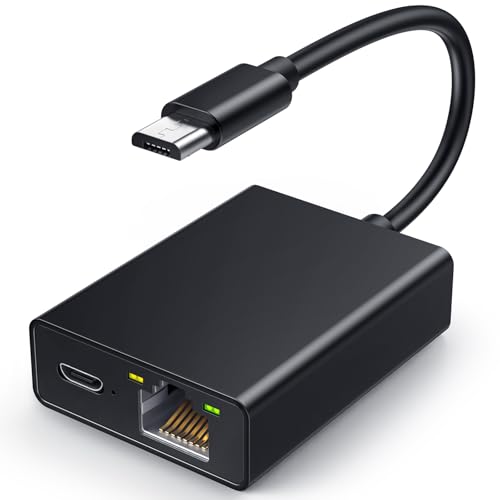 Ethernet Adapter for Fire TV Stick, Electop Micro USB to RJ45 Ethernet Network Adapter Compatible...