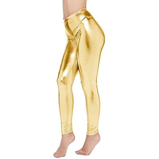Leggings de mujer plateados metálicos, leggings brillantes para mujer, pantalones brillantes de los años 80 con cintura alta, leggings brillantes para fiesta, baile, discoteca, disfraz, carnaval | Ya disponible en tu tienda friki favorita! En mundofriki.es!