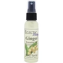 Eclectic Lady Ginger Body Spray, 2 ounces, Body Mist for Women with Clean, Light & Gentle Fragrance, Cologne with Soft, Subtle Aroma For Daily Use