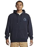 Poches : poches kangourou Quiksilver Graphic - Sweat à Capuche zippé - Homme - Noir