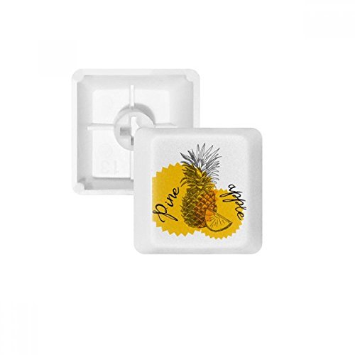 Keycaps PBT Jaune Ananas en profil OEM haut de gamme sans marquage