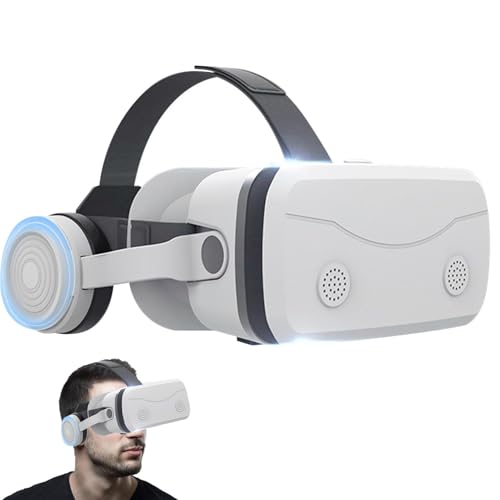 Auriculares De Realidad Virtual: Gafas, Dispositivo Compatible con Teléfonos Inteligentes, Visor Inmersivo Todo En De Larga Duración | Experiencia De Películas De Juegos Móviles Multipropósito