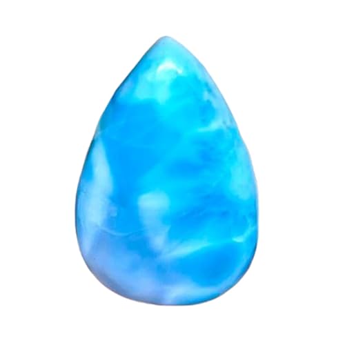 Larimar cabochon poire pierre naturelle 30x20x7mm gemme pour bricolage bijoux DIY
