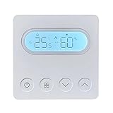 Fockety Fußbodenheizungsthermostat, Smart Intelligent Digital Remote Voice Control Raumwandmontage, Programmierbarer Thermostat für ZIGBEE Wasser Fußbodenheizung