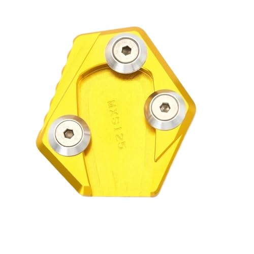 Support latéral de moto haut de gamme pour MSX125 Grom - Plaque d'agrandisseur en alu usiné CNC