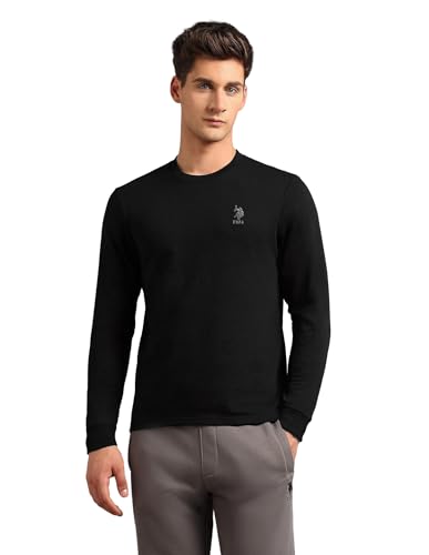 Image of U.S. Polo ASSN. Men's OEE14 Comfort Fit Solid Lounge T-Shirt