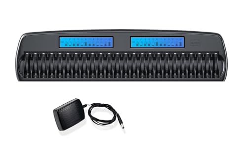 CITYORK Akku Ladegerät, Batterieladegerät AA AAA für AA AAA NI-MH, NI-CD wiederaufladbar Batterien,24-Ladeplatz mit LCD Anzeige CITYORK Akku Ladegerät, Batterieladegerät AA AAA für AA AAA NI-MH, NI-CD wiederaufladbar Batterien,24-Ladeplatz mit LCD Anzeige