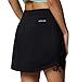 Columbia Womens All Seasons Ruched Skort, Black, Large