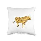 Bitcoin Bull Coin Bullish Case for Bitcoin Throw Pillow