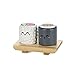 Balvi Set Sal & Pimienta MrWonderful Sushi con Base de Madera Comida...