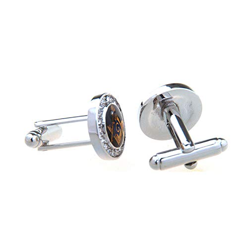 Mancuernillas de Cristal Masonicas Freemason MRCUFF miniatura 3