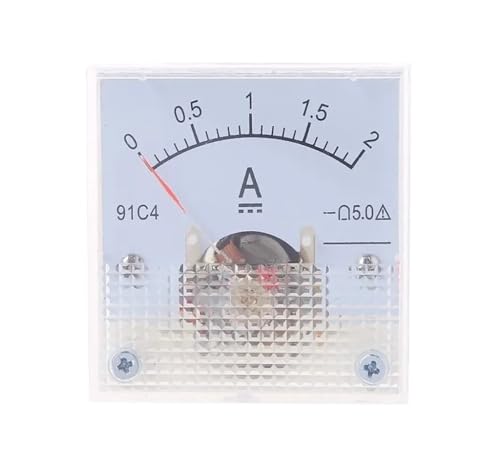 Ampèremètre à tête pointeur 91C4 haute précision pour boîtier de contrôle DC 0-3A