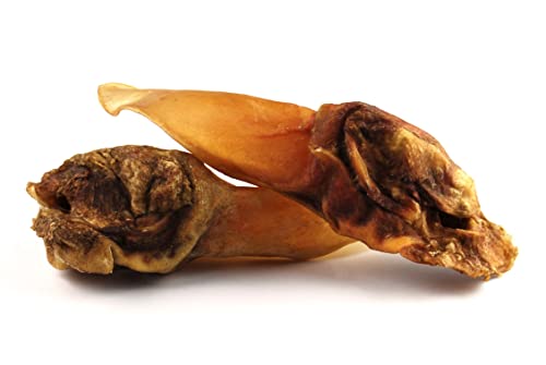 DIBO Rinderohren mit Muschel, 5er-Beutel, der kleine Naturkau-Snack oder Leckerli für Zwischendurch, Hundefutter, Qualitätskauartikel ohne Chemie