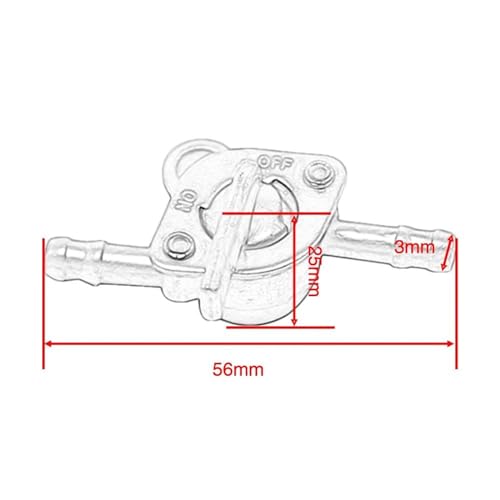 Robinet d'essence 6mm contre les fuites de réservoir de moto de course