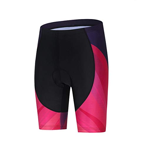 Womens Bicycle Shorts for Cycling with 3D Padded Women Cycling Shorts Breathable Shockproof