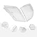 XIJIE Headlight Lens Covers Compatible with 2008 2009 2010 2011 2012 2013 Cadillac CTS Driver's Left Side and Passenger's Right Side Clear Lens LH + RH