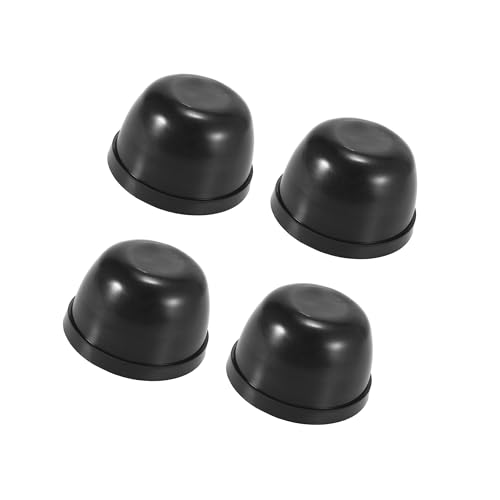 HOPESPANNER 4Pcs 83mm Universal Car LED Headlight Headlamp Dust Cap Cover Rubber Vehicle Components