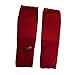Kdjuope Shin Instep Guards Karate Gear Washable Thick for Adults Equipment Calf Guards for Kickboxing Taekwondo, Red M