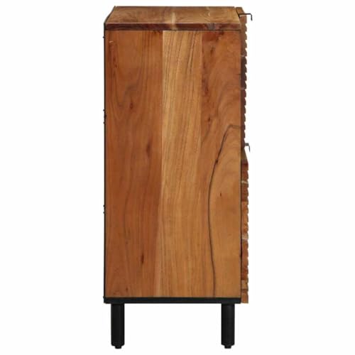 Bahut en bois de mangue massif au design rustique marron