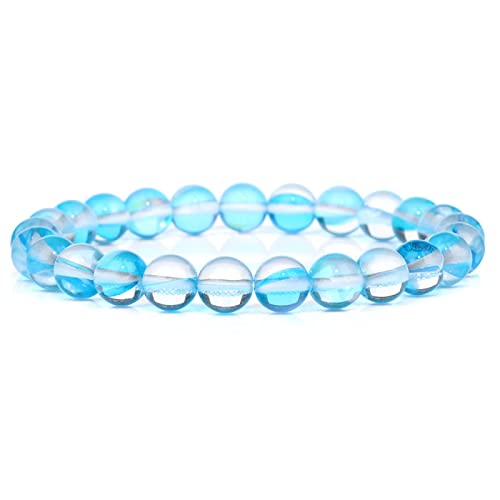 Bracelet Extensible en Lapis Lazuli pour Homme : Style et Confort 23 cm