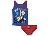 Feuerwehrmann Sam Unterwäsche Garnitur Set (blau/rot, 98)